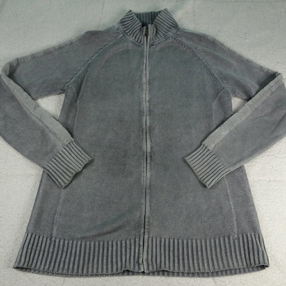 BKE Gray Full Zip L/S Jacket Small EUC